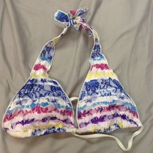 OP Multicolor Halter Swim Top